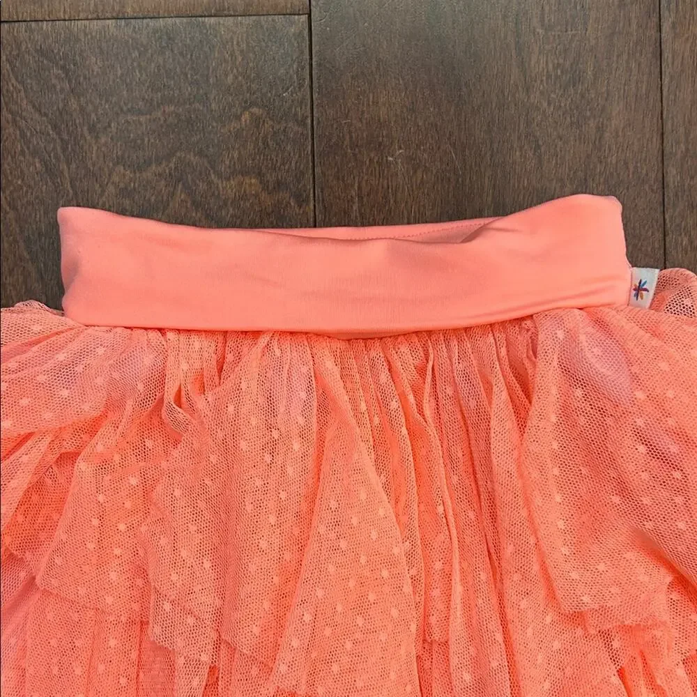 Truly Scrumptious by Heidi Klum Coral Tulle Skirt, Size 18m